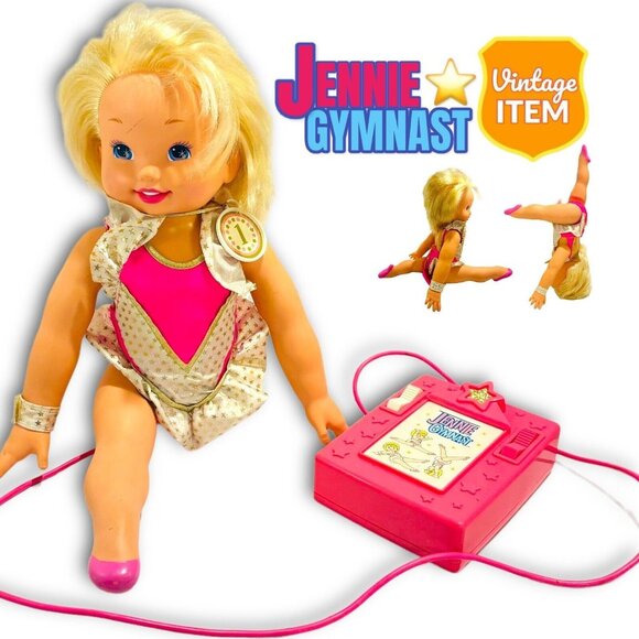 Mattel Toys Vintage Mattel Jennie Gymnast Doll 993 Remote Control